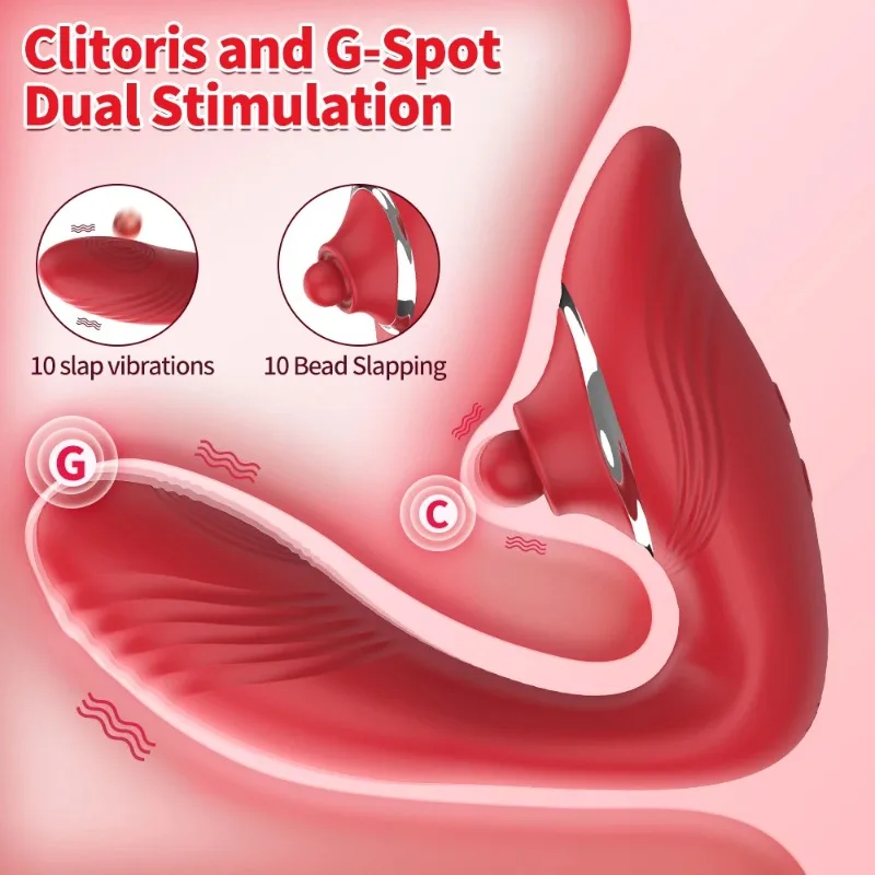clitoral g spot slap vibrator 10 tapping pulse vibration modes wearable panty vagina dildo stimulator sex toys for women couples clitoral g spot slap vibrator 10 tapping pulse vibration modes wearable panty vagina dildo stimulator sex toys for women couples