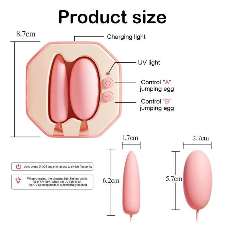 bullet double head jump egg vagina g spot massage vibrators dildo vibrator anal butt clitoris stimulator sex toy for women bullet double head jump egg vagina g spot massage vibrators dildo vibrator anal butt clitoris stimulator sex toy for women