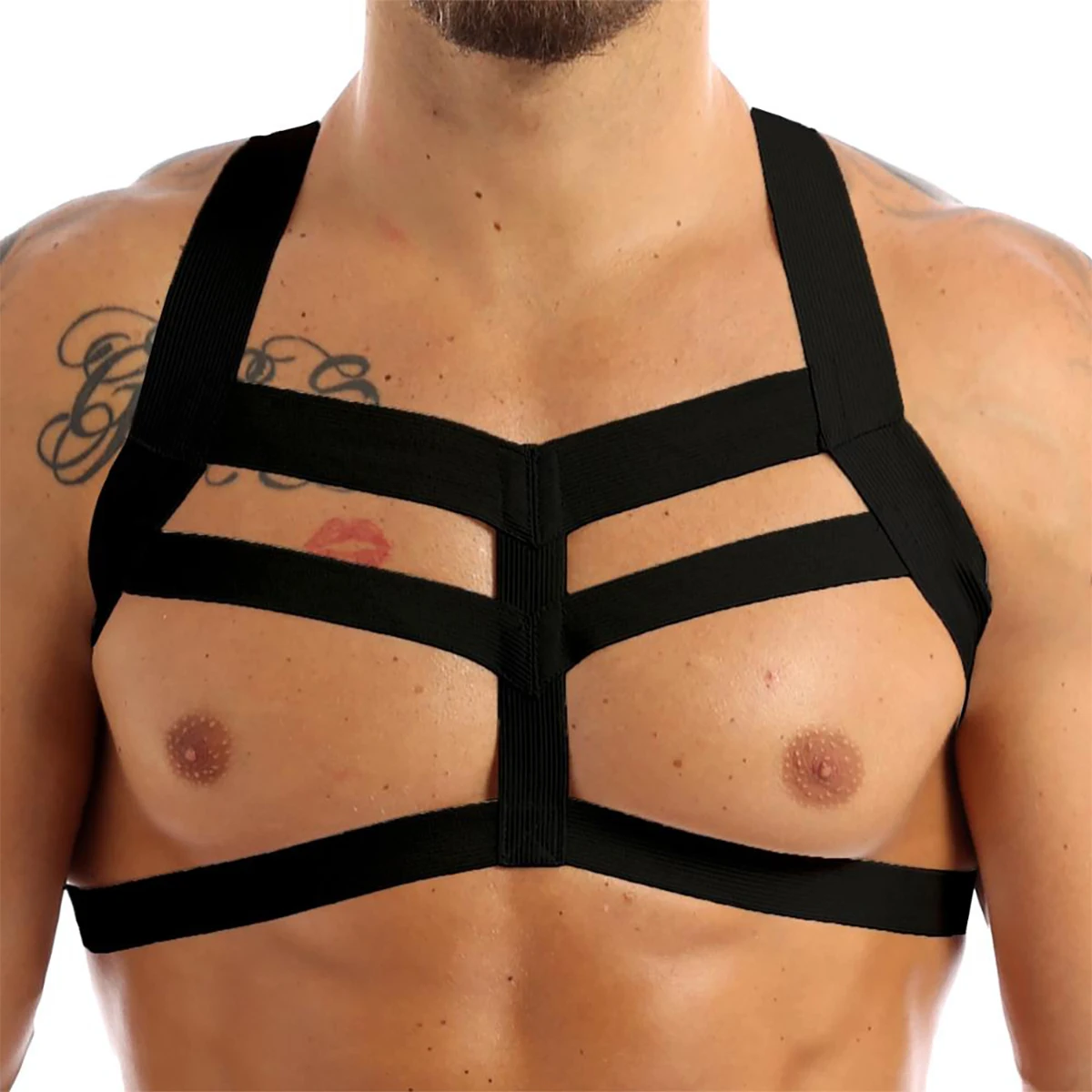 sexy men harness leather chest harness belt metal rivets fetish gay adjustable belt punk rave erotic fetish clothing accessorie sexy men harness leather chest harness belt metal rivets fetish gay adjustable belt punk rave erotic fetish clothing accessorie
